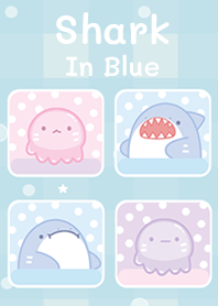 Shark in sea blue!