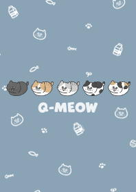 Q-meow1 - pale blue