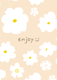 Simple Adult White Flowers29 from Japan