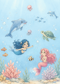 美人魚和海底好朋友10
