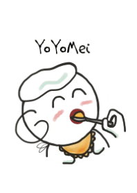 YoYoMei is learning how to eat now