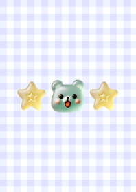 Cute gummy bear-purple-