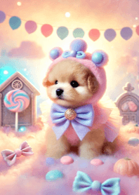 Lovely baby dog in Halloween costume4!