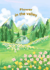 ดอกไม้ท่ามกลางหุบเขา