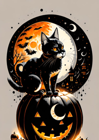 浮世絵万聖節猫 02E2fE