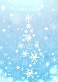 雪の結晶とクリスマス