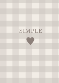 SIMPLE HEART :)check greige