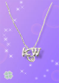イニシャル30 K&W （四つ葉のクローバー）