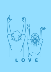 L O V E .Blue Version