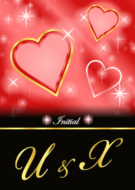 U&X-Initial-Love forecast-Red Heart