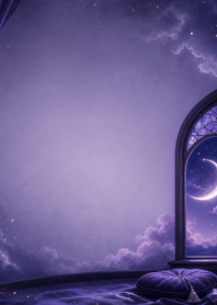 Violet Moon Window