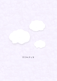 Simple Clouds - Purple 01