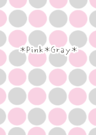 *Pink*Gray*dot*simple*