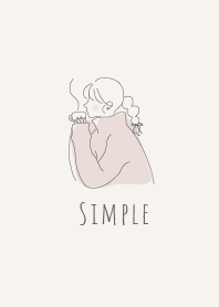 Simple Cafe Girl