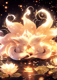 ⭐️黃金蓮花湖畔的守護九尾狐❤️