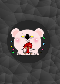 Simple Angry Cute Pink Koala Theme