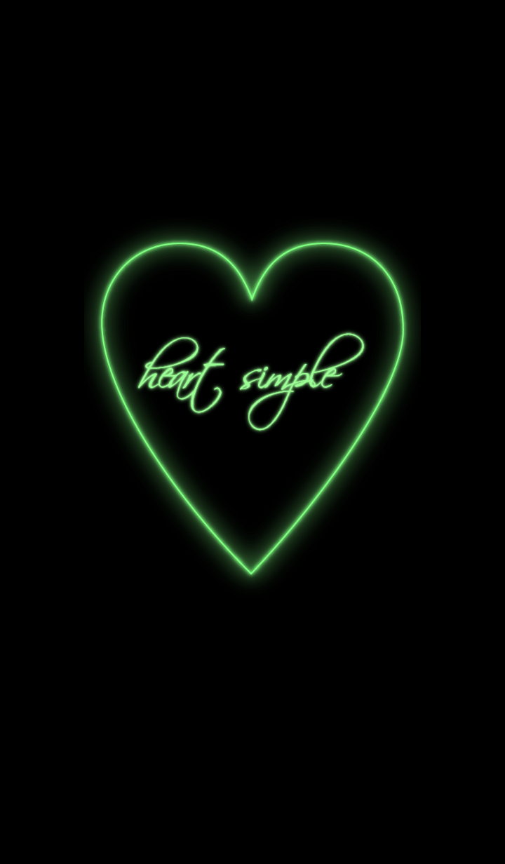 heart write green