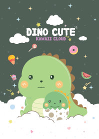 Dinosaur Candy Cotton Green