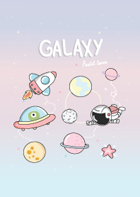 อวกาศกาแล็กซี่ สีพาสเทล
