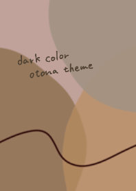 Adult cute dark color