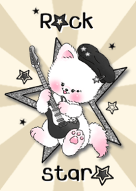 Cat rock star (black)