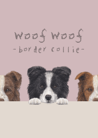ワンワン！ -ボーダーコリー- ドーンピンク