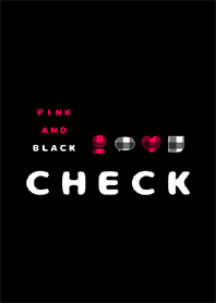 PINK AND BLACK CHECK