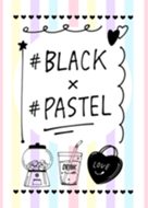 Black Pastel Line 着せかえ Line Store Black Pastel Line 着せかえ Line Store