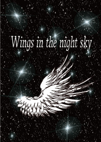 Wings in the night sky.