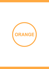 Simple White & Orange No.3-3