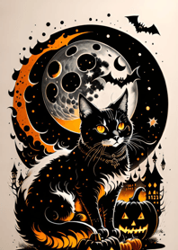 halloween cat f4210C