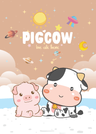 Pig&Cow Seaside Brown