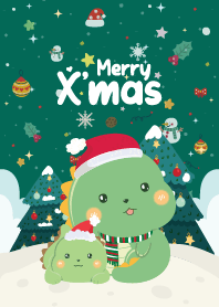 Merry Christmas Lover Green