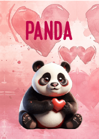Simple Love You Panda Theme