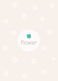 flower <Clover> beige.