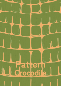 Pattern Crocodile Glass GRN