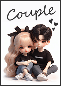 かわいいカップルの着せ替え5
