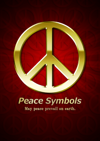 Peace Symbols Gold