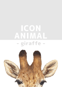 ICON ANIMAL - Giraffe - GRAY/01
