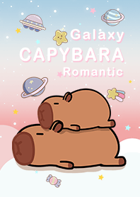 Capybara/vast starry sky/romantic