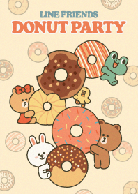 LINE FRIENDS DONUT PARTY