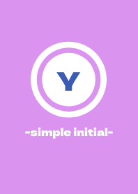simple initial-Y- THEME 9
