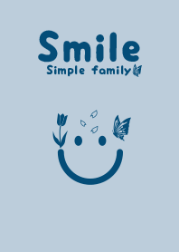 Smile & Tulip Powder blue