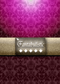 Fantabulistic Damask pattern Red