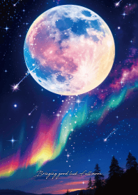 Bring good luck Aurora and Full Moon