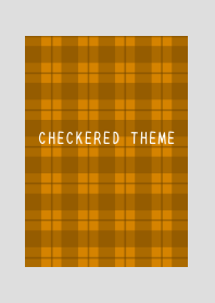 BROWN CHECKERED THEMEj-GREY