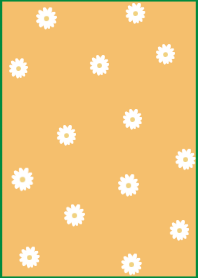 flowers bloom-greenorange