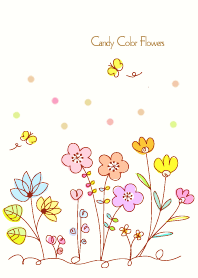 Candy color flowers 3