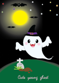 Cute and funny little ghost