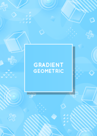 Gradient Geometric Blue